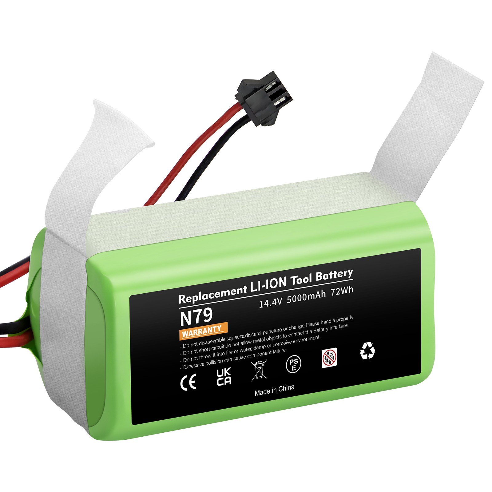 14.4V 5000mAh Battery for Ecovacs Deebot N79S 500 N79 DN622 Eufy RoboVac 11S 30