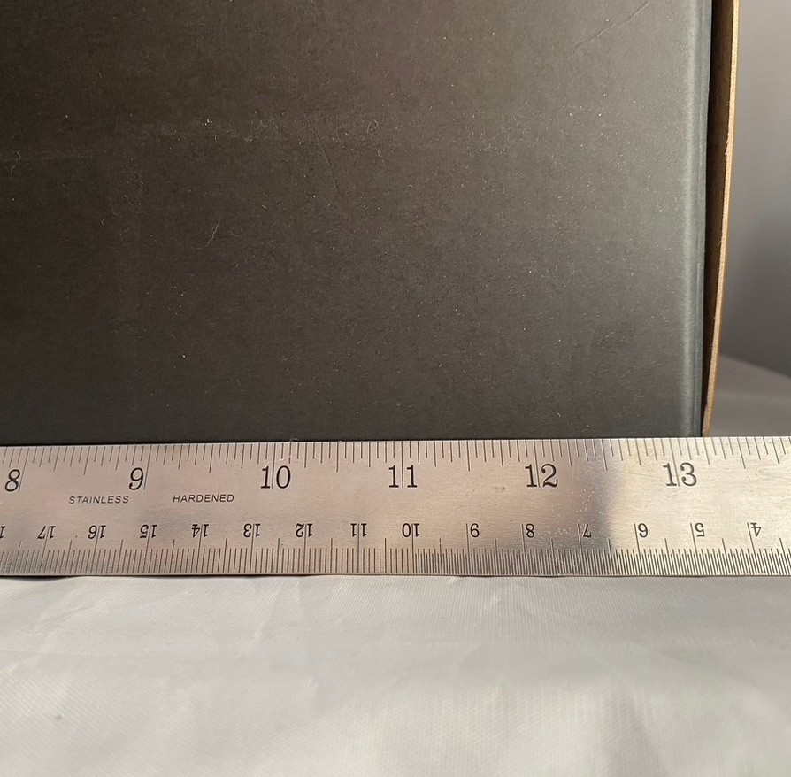 Ikea Kassett Single Large Storage Box Black 33x25x17 CM 13x10x6 7/8 IN Used