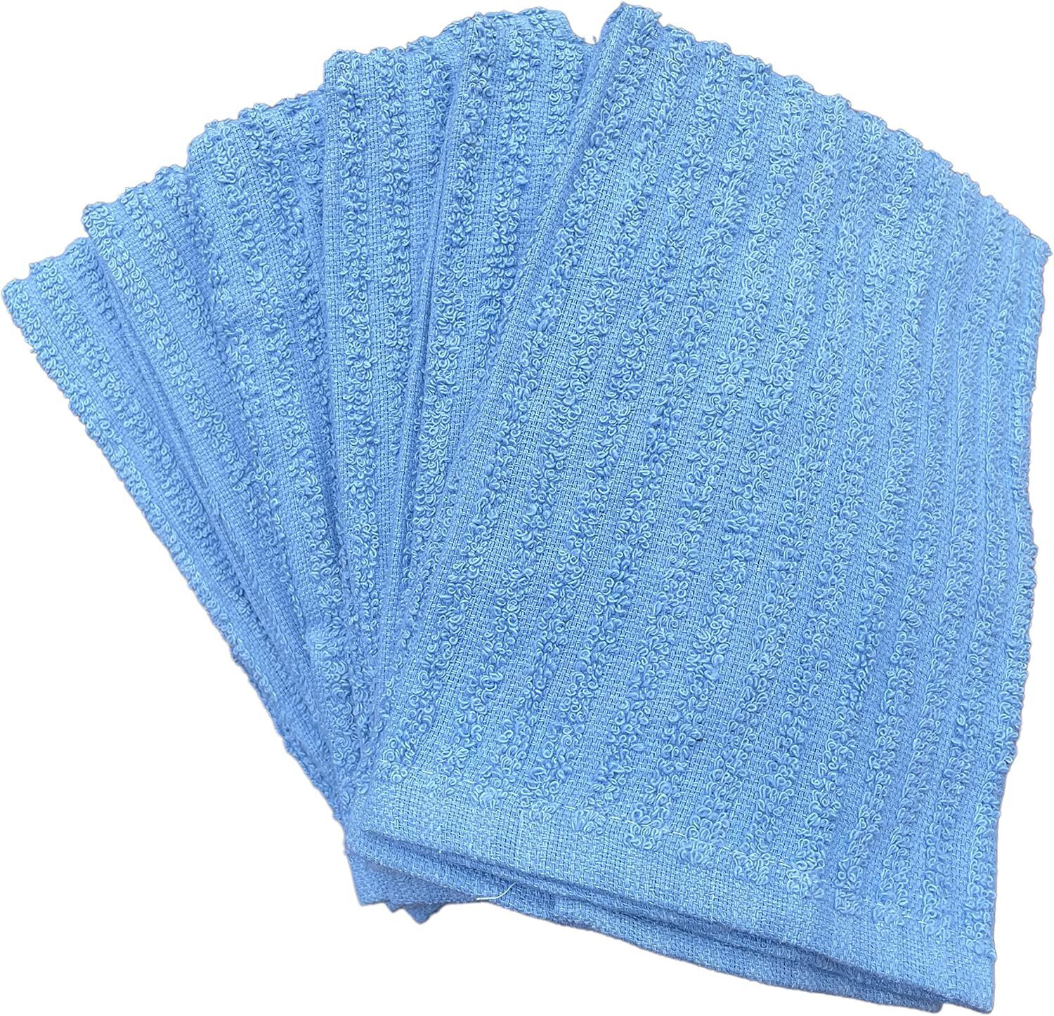 100% Cotton Bar Mop Kitchen Towels, Quick Dry,| Super Absorbent 16 x 19 Inch.