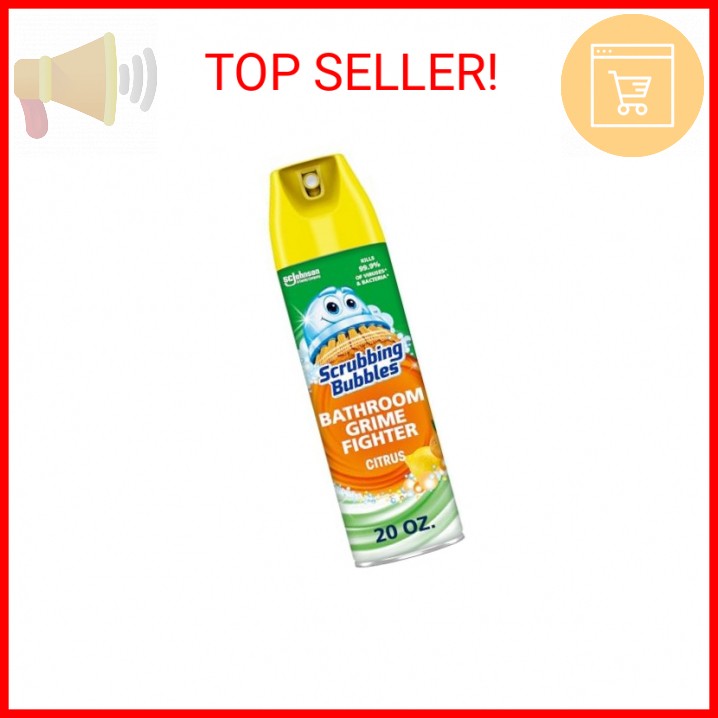Scrubbing Bubbles Bathroom and Shower Cleaner Aerosol, Foaming Action Bathroom G