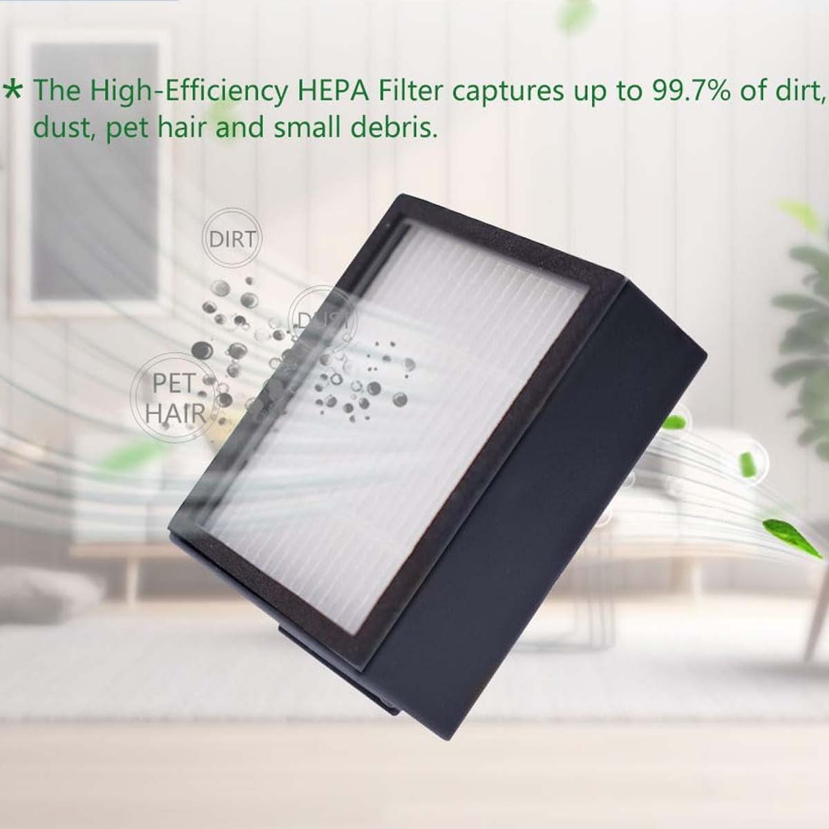 6x Replacement Filter for iRobot i3 i3 E5 E6 E7 Roomba I/E Series Sweeping Robot
