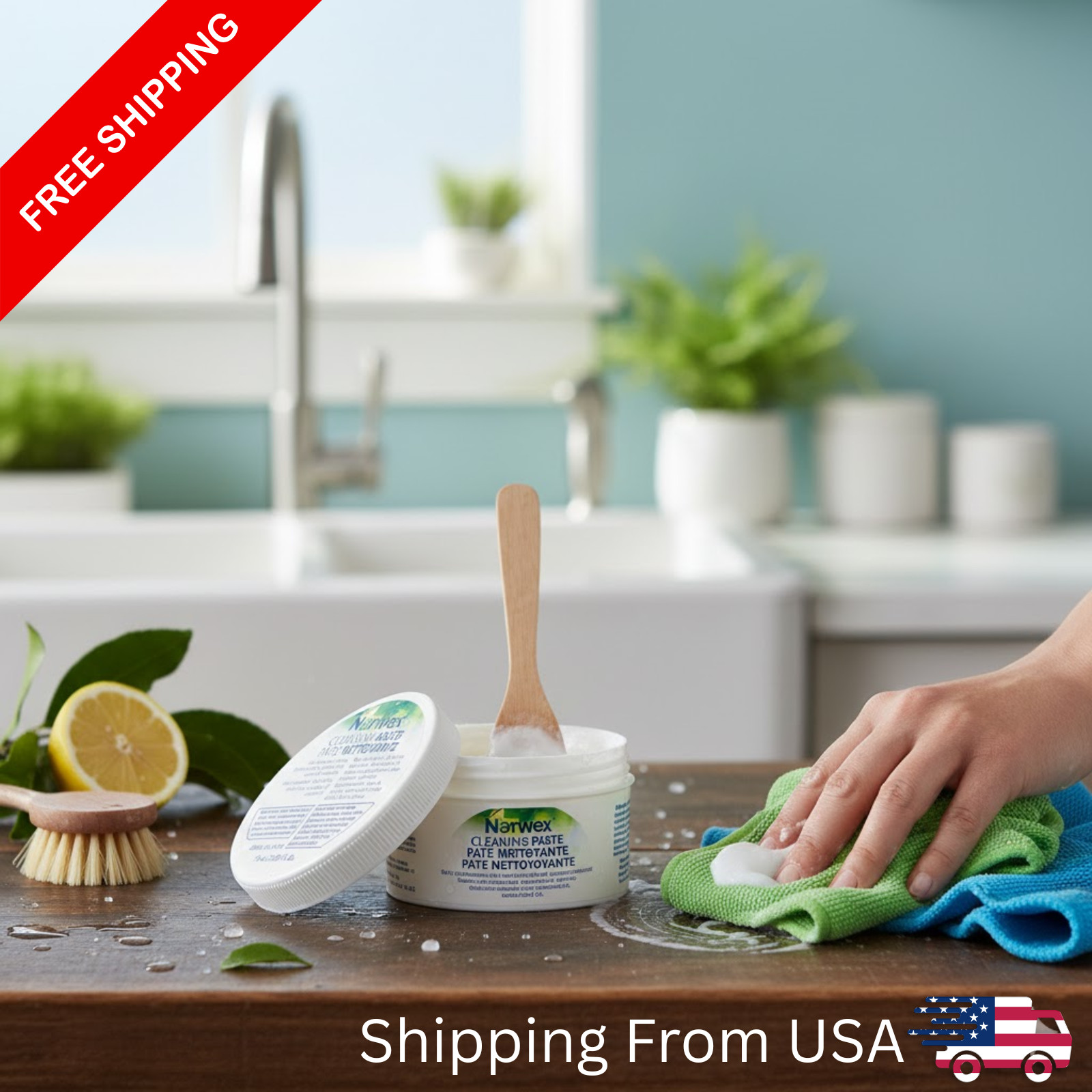 Norwex Cleaning Paste Stain Removal, Cleans Dirt & Polish 75ml 2.50 Fl.Oz
