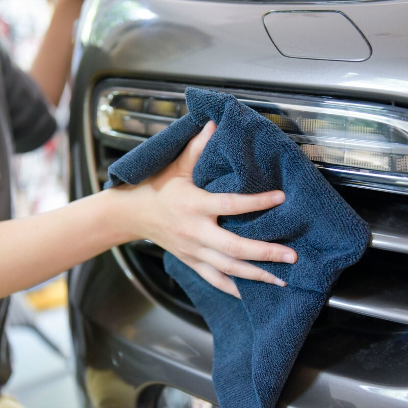 10 Pcs Edgeless microfiber towels cleaning towel plush 16×16″ 380 gsm lint free