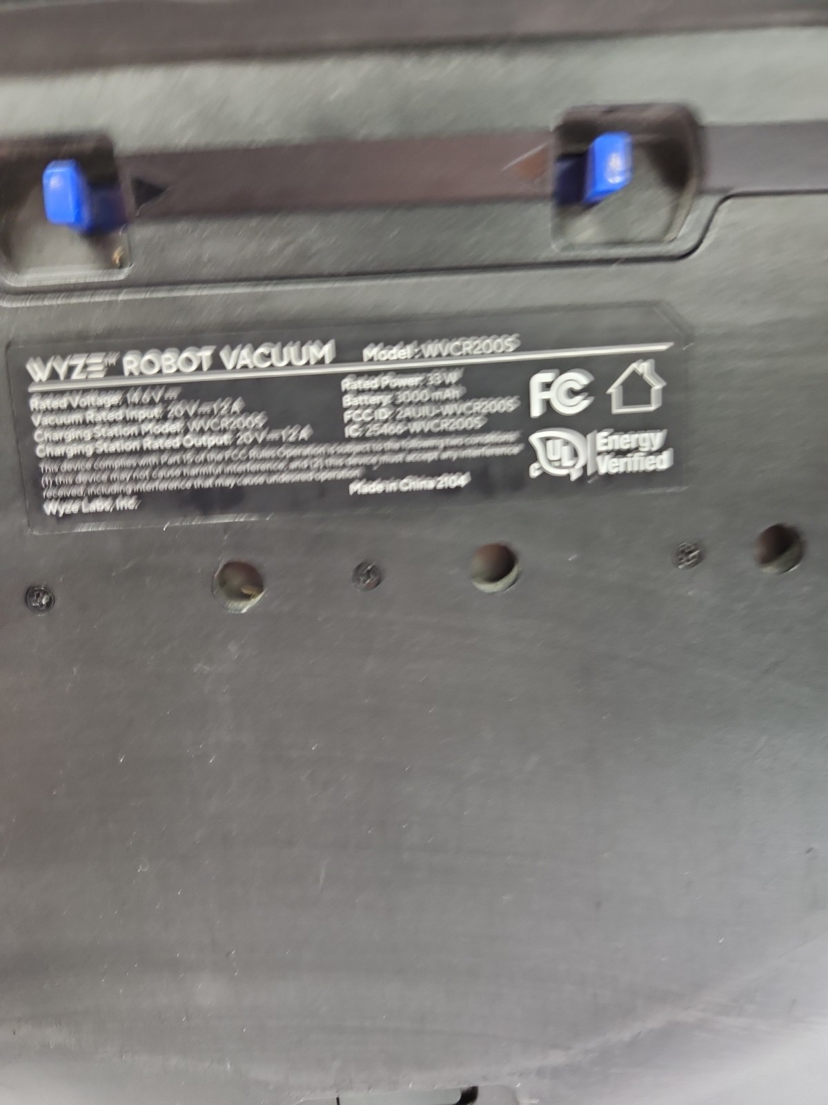 Wyze Robot Vacuum WVCR200S LiDAR Smart Vacuum w/ Charging Dock – Works Great!