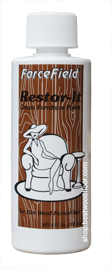 ForceField Restore-It Cream Furniture Polish 4 oz – for Fine Wood Furnishings