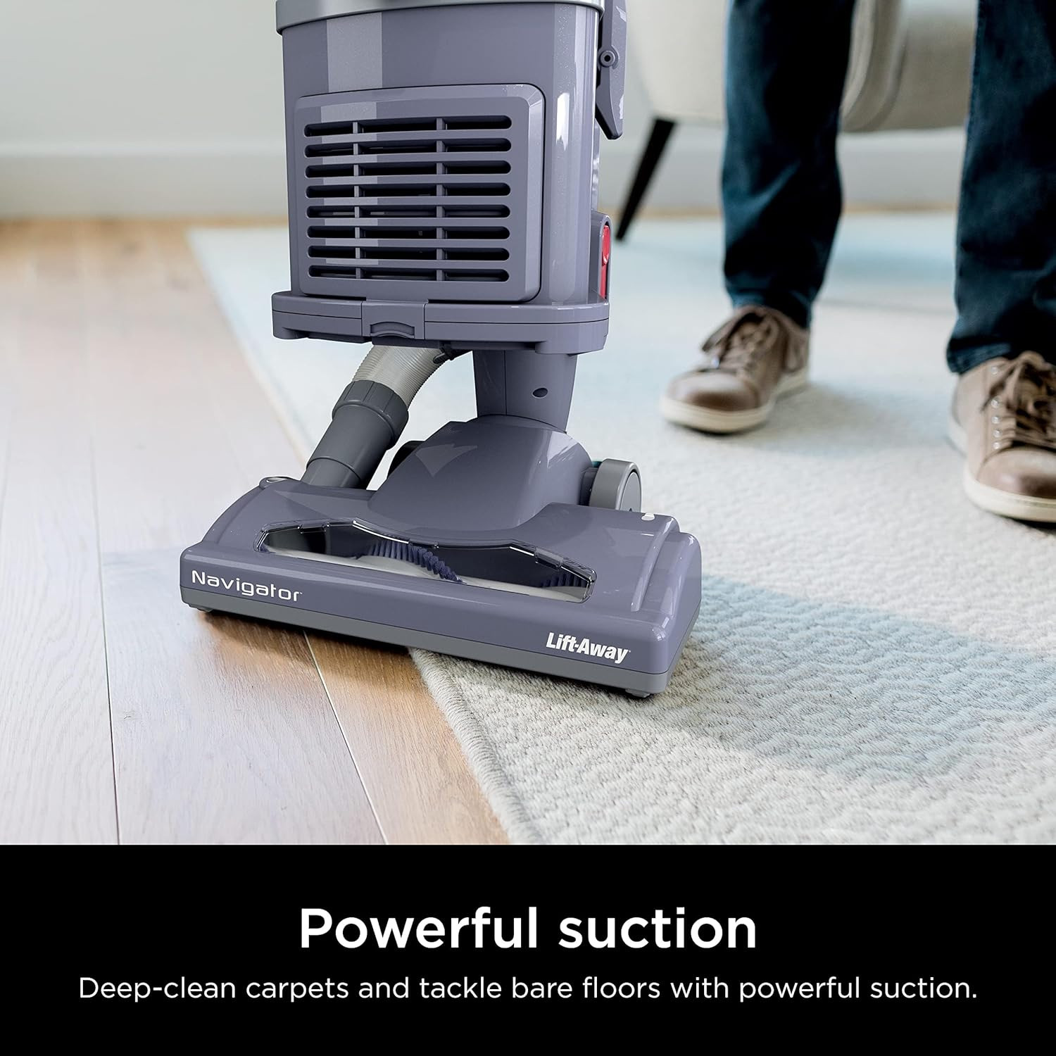 NV352 Navigator Lift Away Upright Vacuum, Hepa Filter, Anti-Allergen Technology,