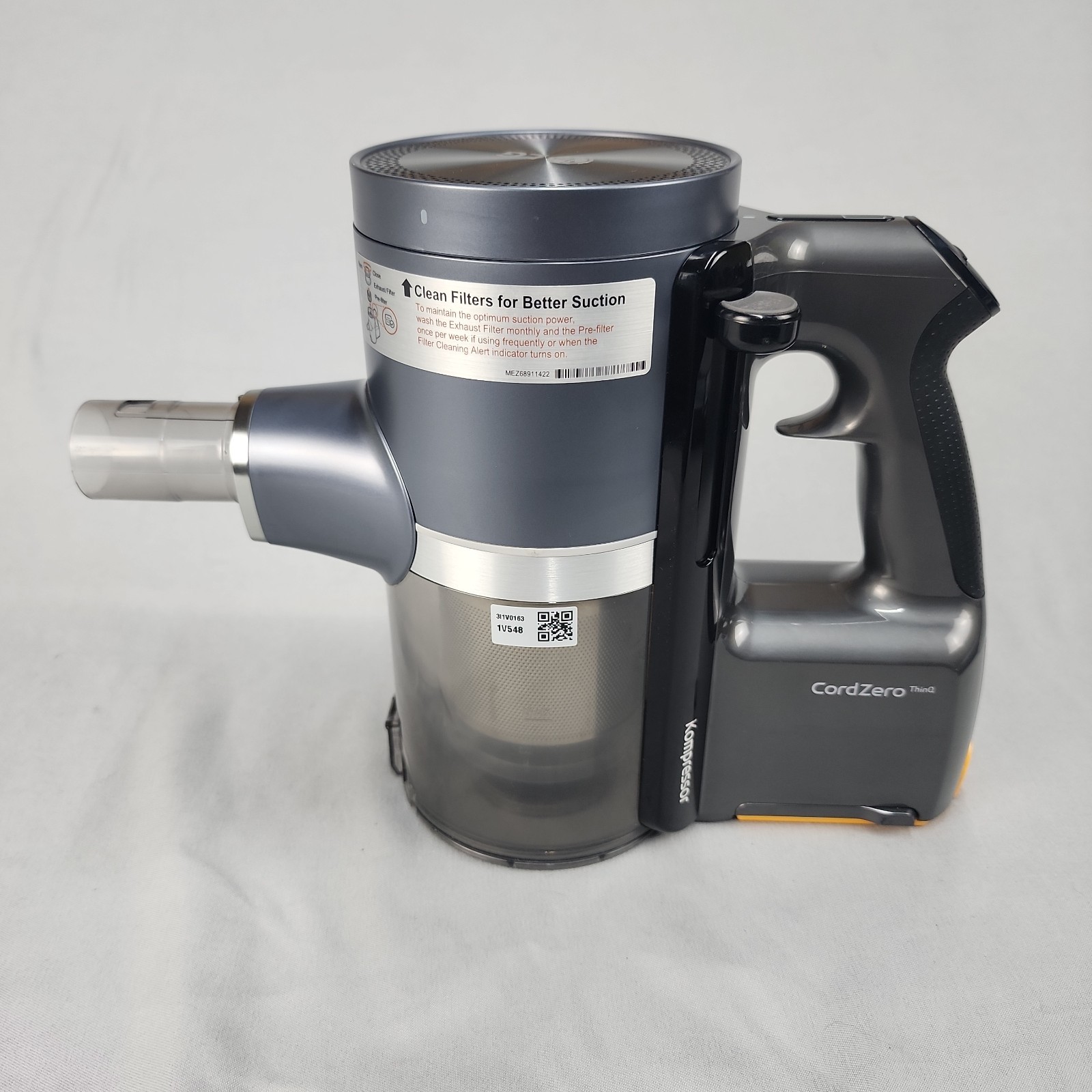 LG CordZero A9 A937KGMS Vacuum Motor Body Battery, Telescopic Wand & Attachments