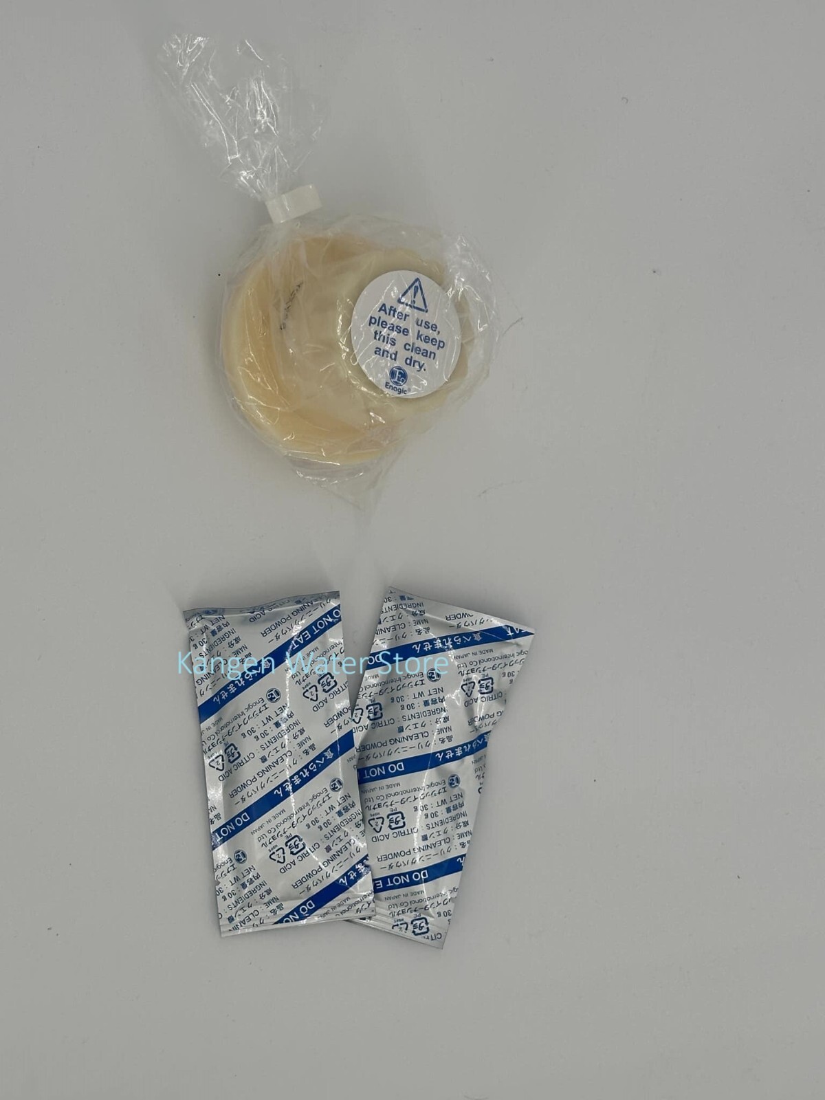 Enagic cleaning CPU-N Cartridge for Kangen Leveluk Machine + 2 Cleaning Powders