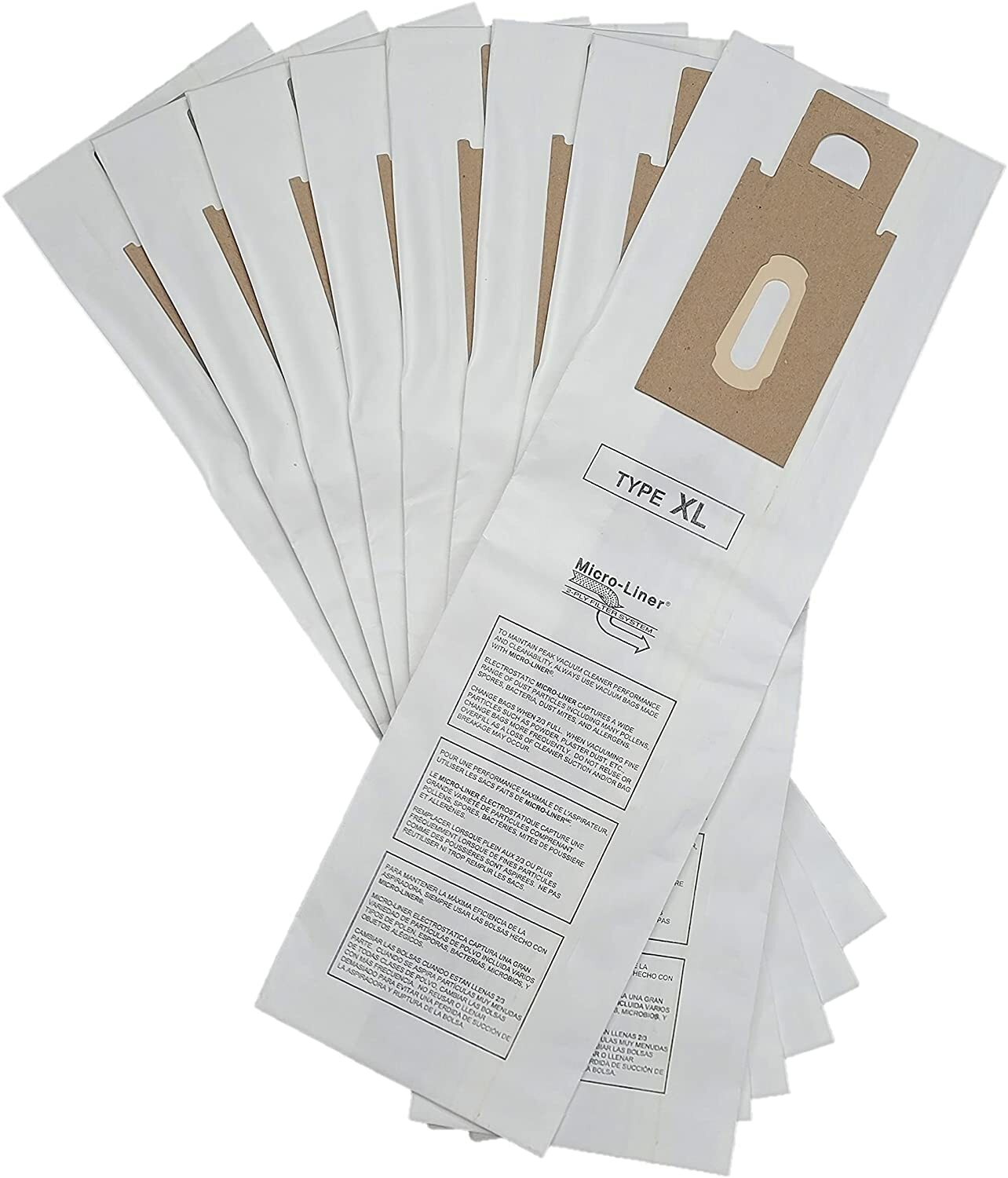 8 CC Allergen Vacuum Cleaner Bags To Fit all Oreck CC XL XL2 XL21 Upright Models