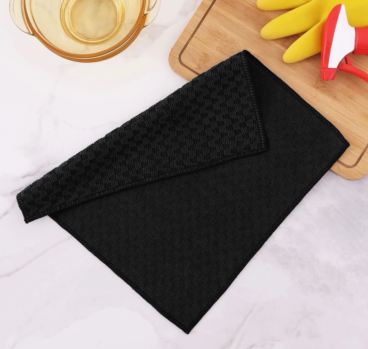 Kitinjoy Microfiber Cleaning Cloth, 12 Pack Soft and No Lint Microfiber Towel…