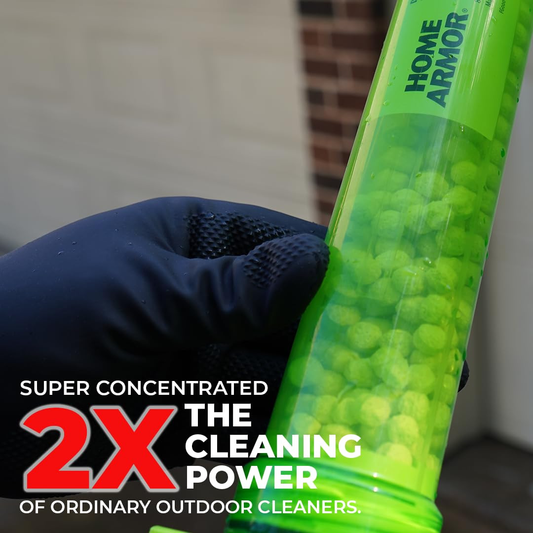 Home Armor Power Clean Wand, Outdoor Cleaning System, Blasts Away Stains from Mo