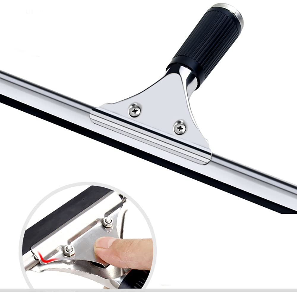 Black 15cm 6in Window Squeegee All Purpose Squeegee for Glass Shower Doors, Car