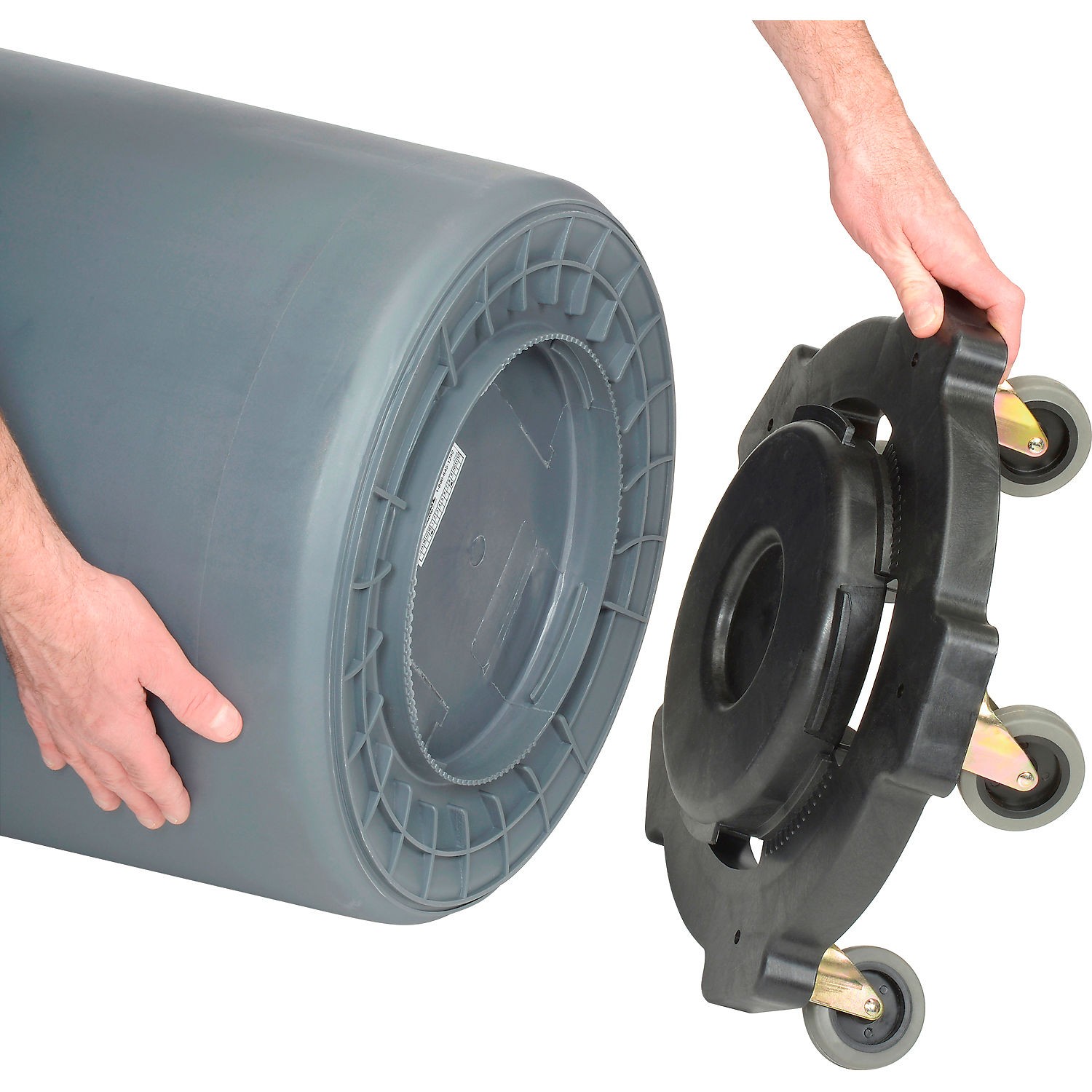 Global Industrial Dolly for 20 32 44 55 Gallon Trash Container