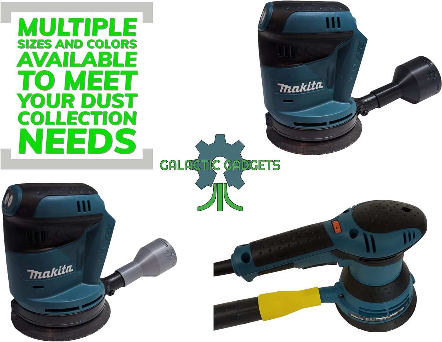 Vacuum Adapter for Makita Sanders – Multiple Sizes – Dust Collection -…