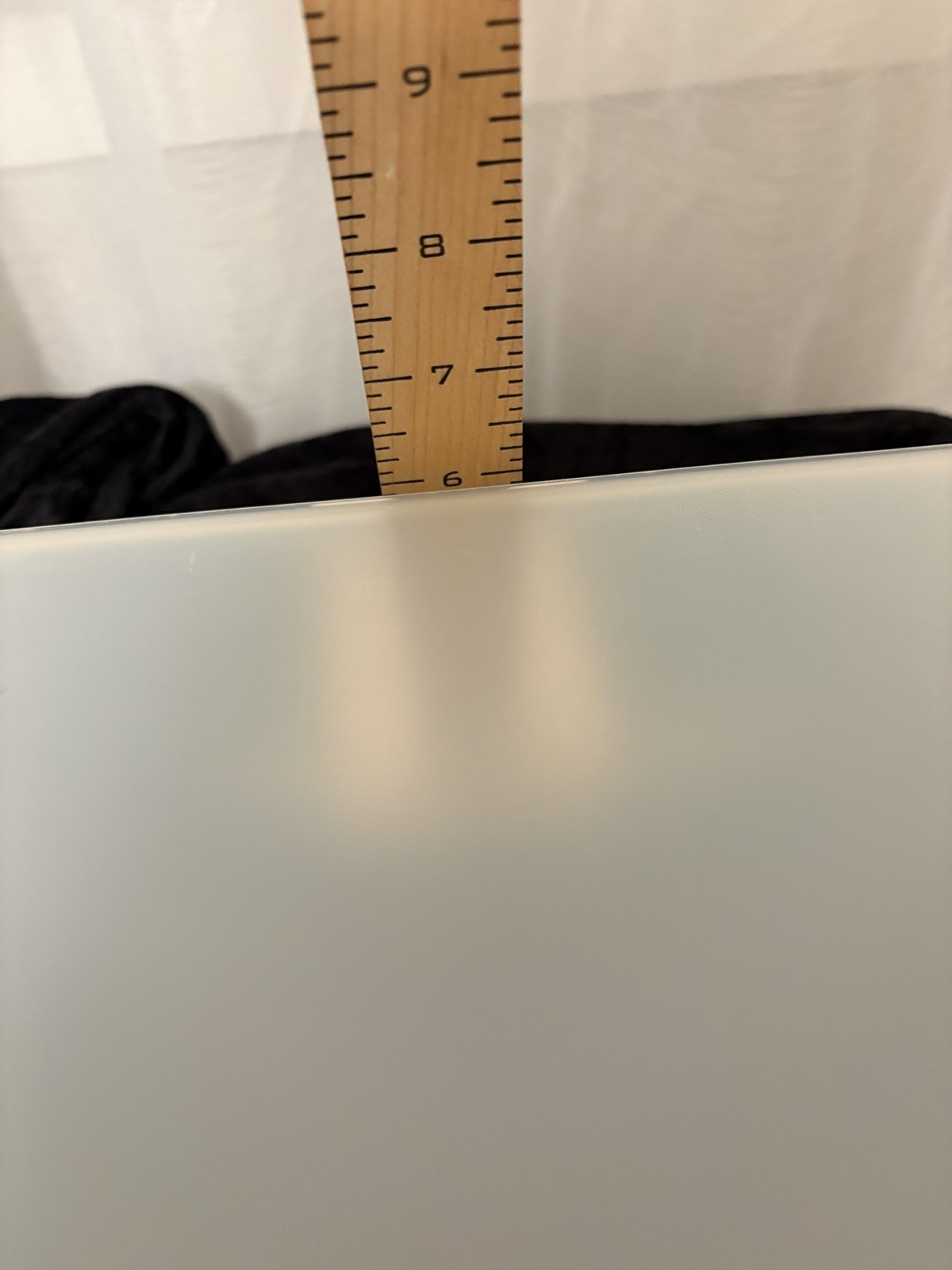 VTG Tupperware Garbage Trash Can Storage 1430-4 13″ Tall Lid Sheer Storage FLAW