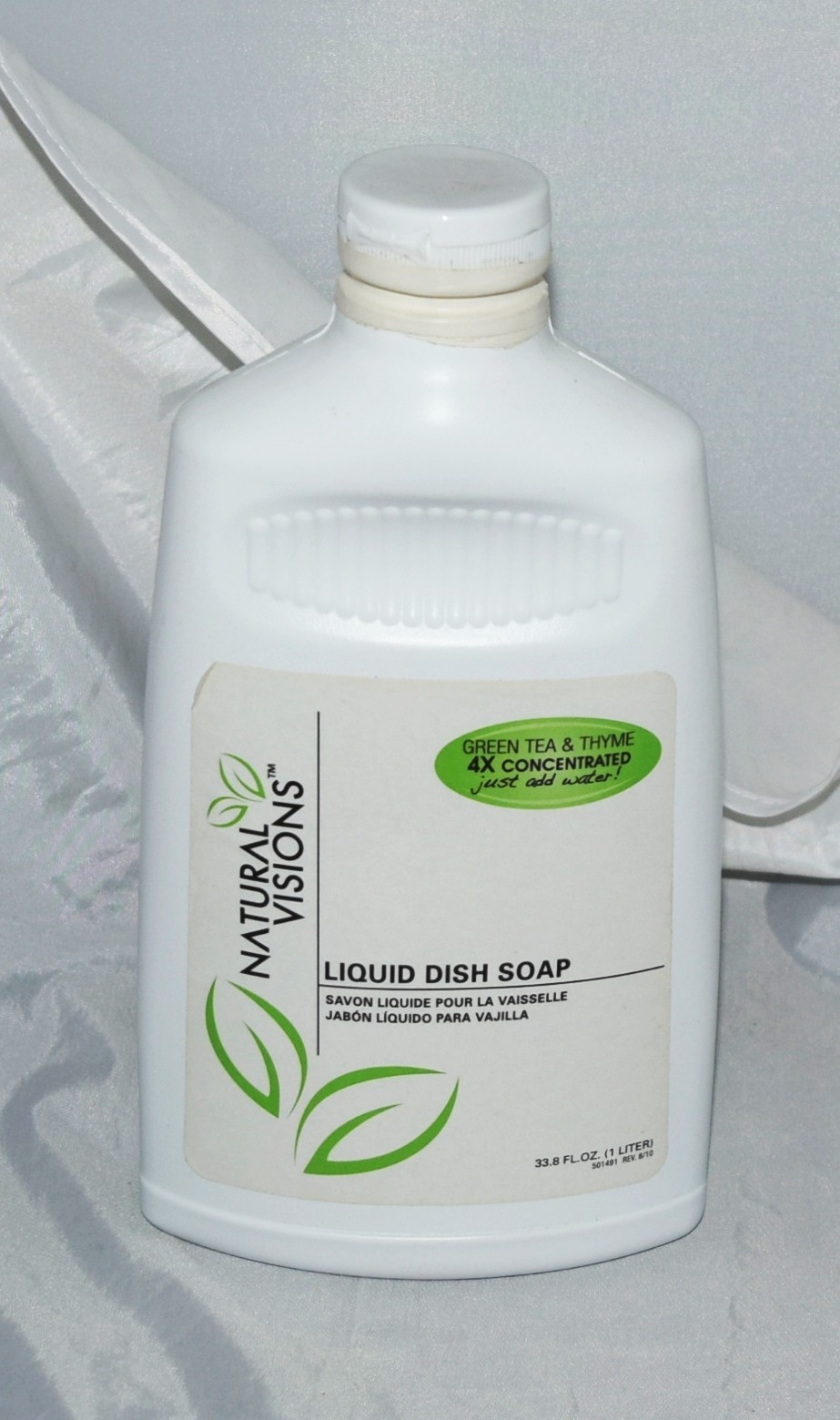 Natural Visions GREEN TEA & THYME Liquid Dish Soap 1 Litre New Sealed