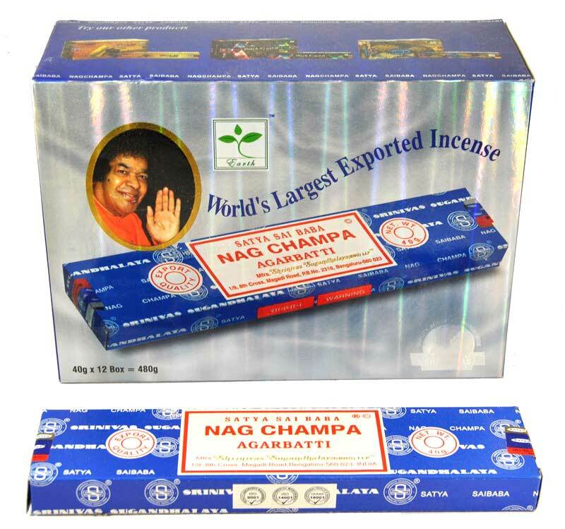 Nag Champa Incense 1.4oz X 12 Boxes