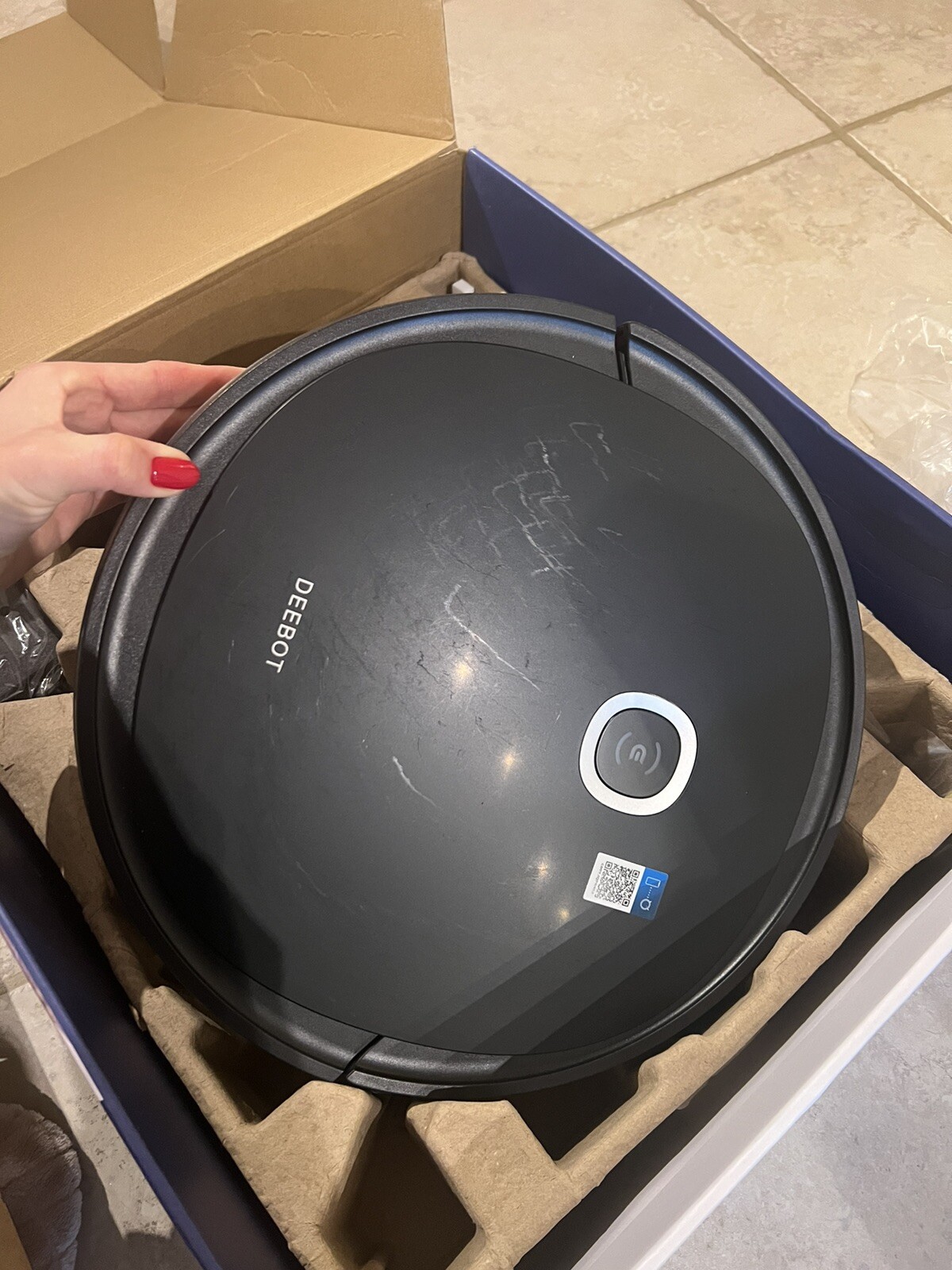 ECOVACS Robotics – DEEBOT OZMO U2 PRO Robotic Vacuum & Mop With Pet Care Kit BLK