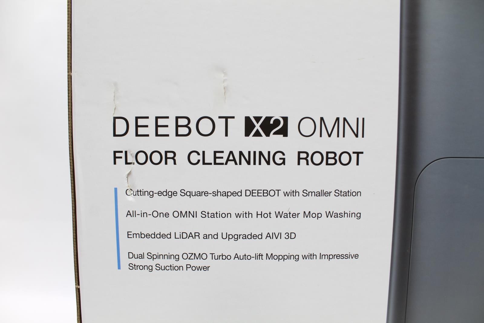 ECOVACS Robotics DEEBOT X2 OMNI Floor Cleaning Robot w/ Auto Empty, DEX86