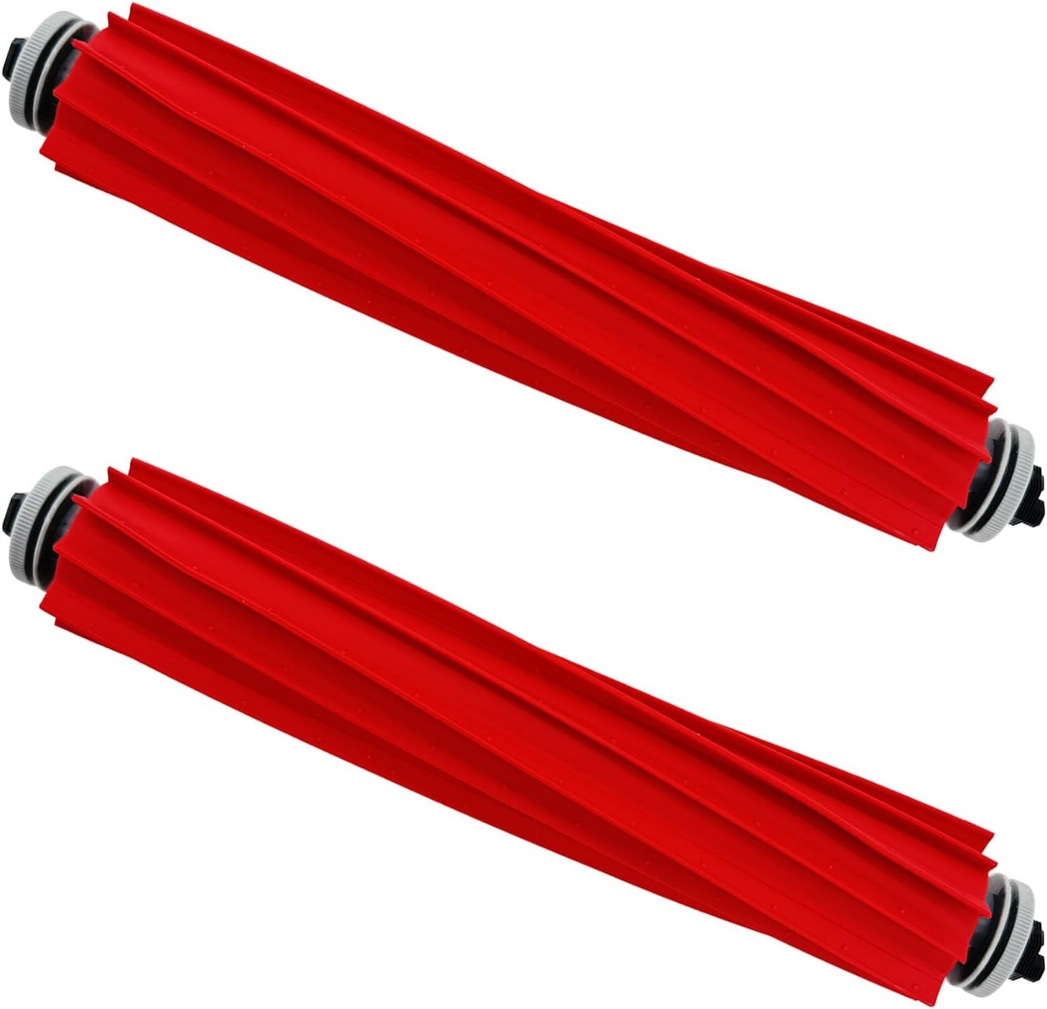 2 Pack Rubber Roller Brushes Replacement for Roborock QV 35A 35S Q7 Q7 Q7 Max