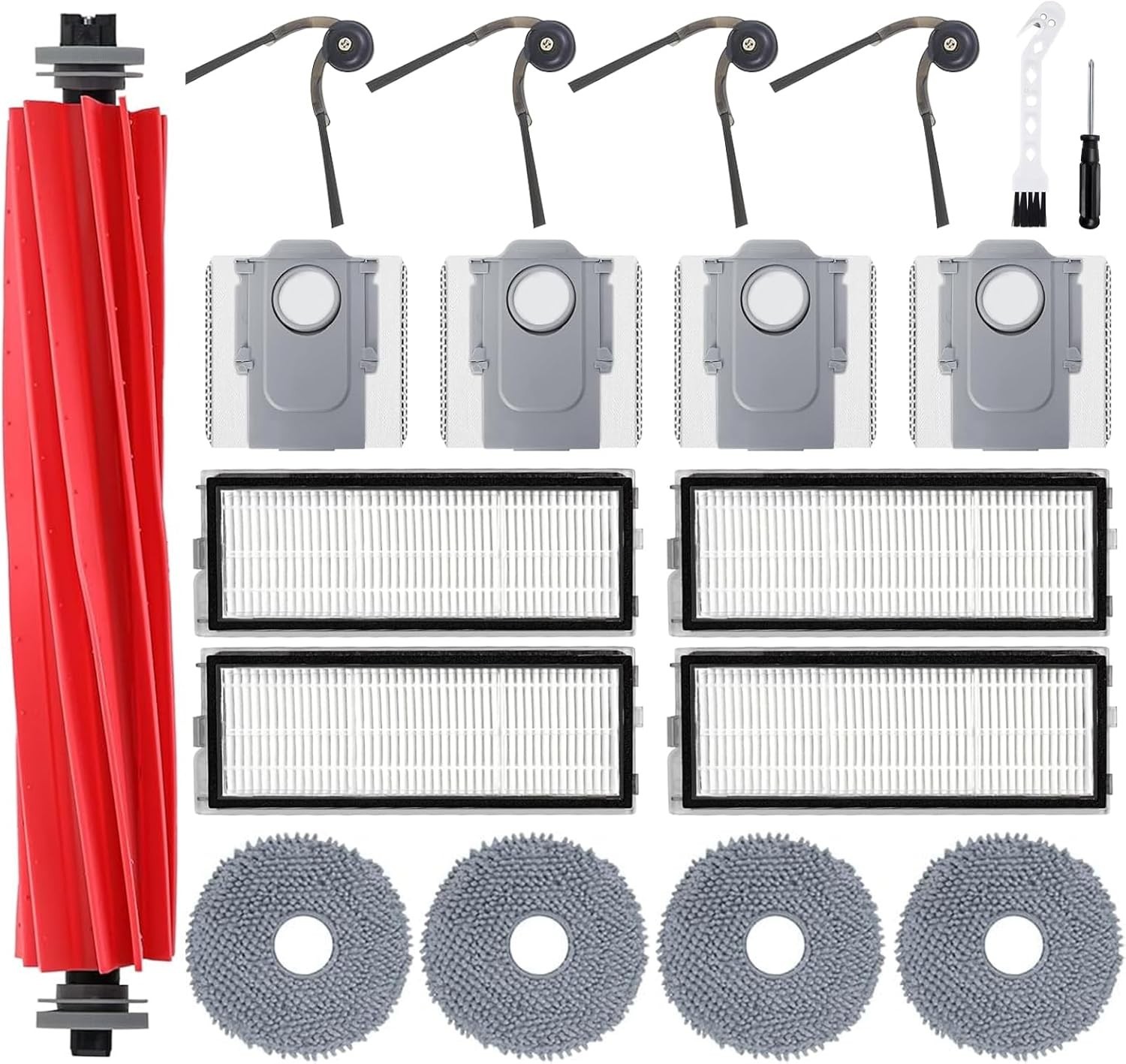 QV35A Replacement Parts for Roborock QV 35A QV 35S Robot Vacuum Accessories Kit