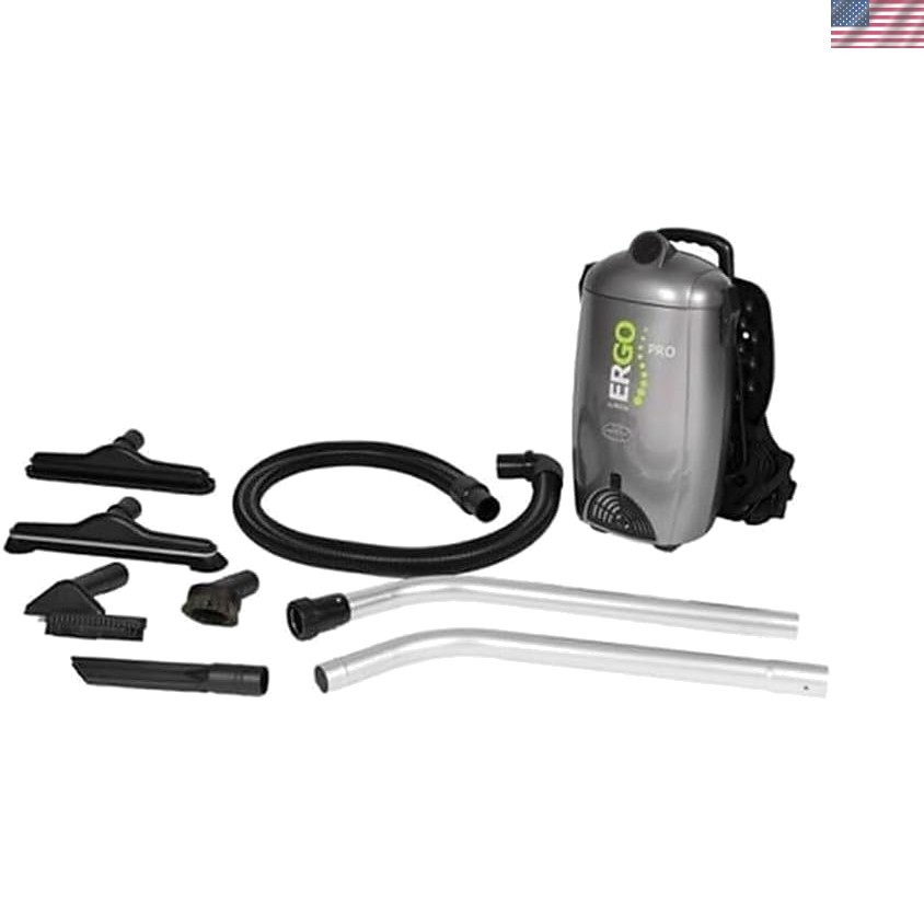 Vacuum Cleaner Backpack HEPA Filter 8 Quart Lightweight Quiet 1400W