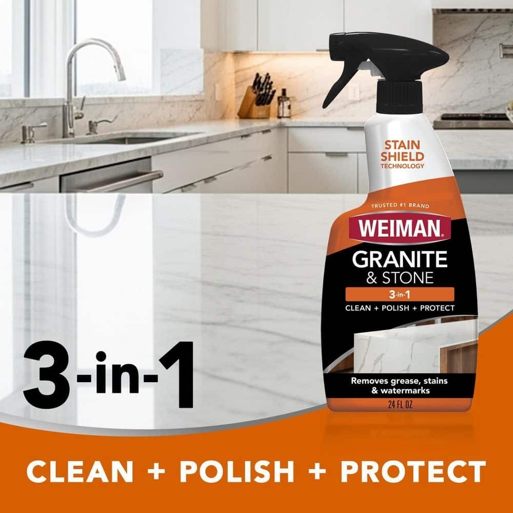 24 Oz. Granite and Stone 3-In-1 Clean Shine and Protect Countertop Polish