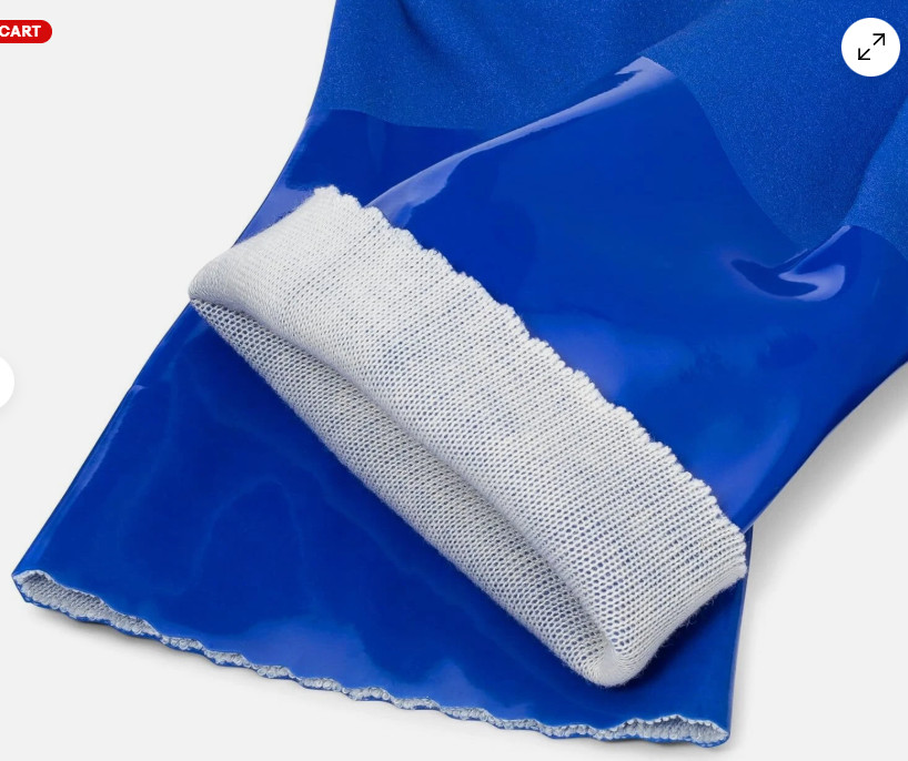 Star Kitchen & Home True Blues Ultimate Blue Household Cleaning Gloves (Medium)