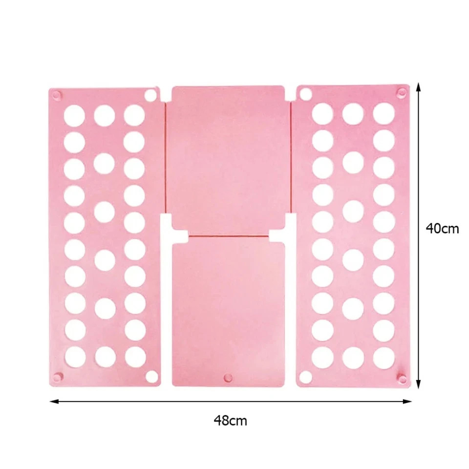 Plastic Clothes Folding Board Durable Kids Laundry Folder Easy and Fast Shirt.