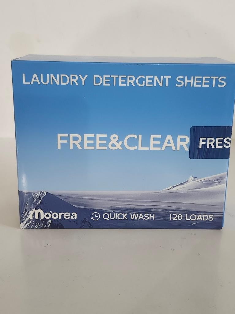 Laundry Detergent Eco Sheets Fragrance Free (120 Loads)