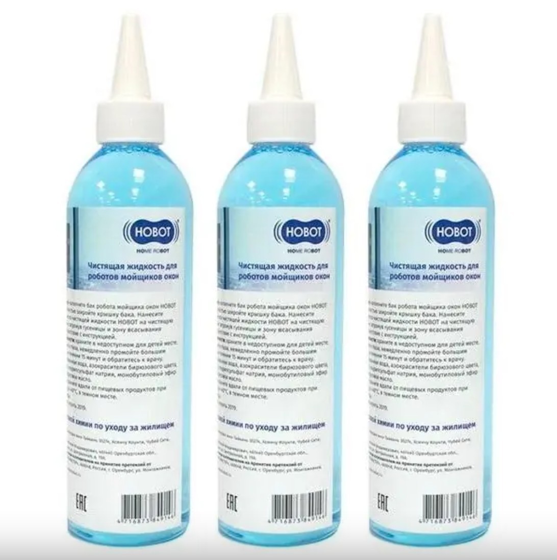 HOBOT HB298A14 Window Detergent 220ml (Pack of 3)