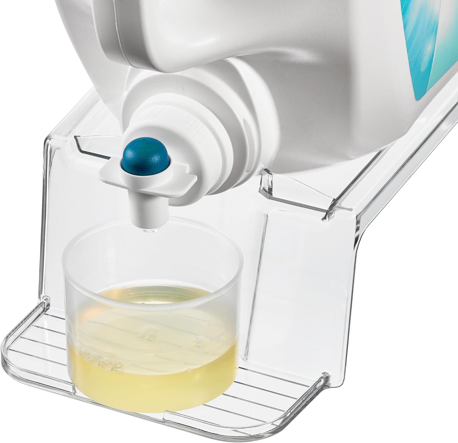 Laundry Detergent Holder, Clear | Liquid Detergent Stand, Laundry Room Organizat