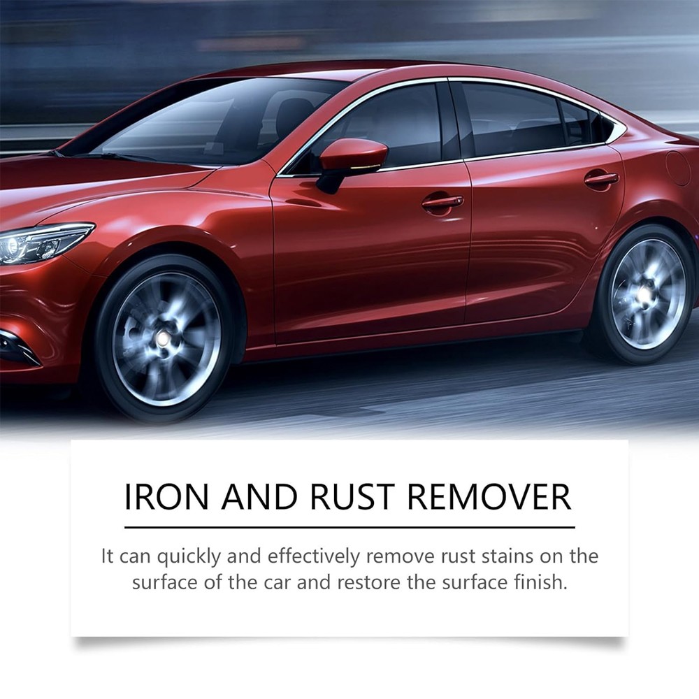 Iron Eraser Rust Remover Spray, Car Wheel Paint Brake Dust Fast Cleaner 120ML US