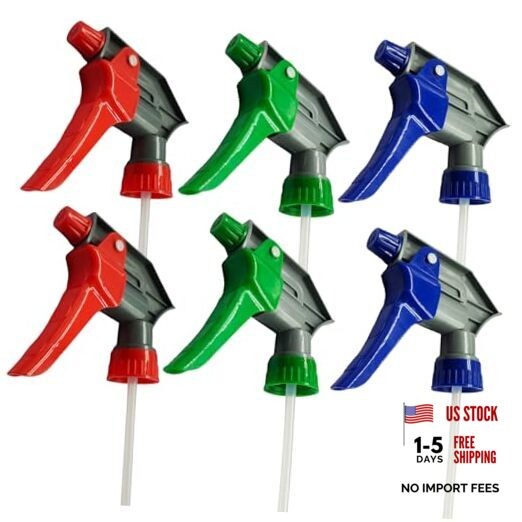 6Pcs Spray Bottle Nozzles Adjustment Leak-Proof Spray Heads Chemicals