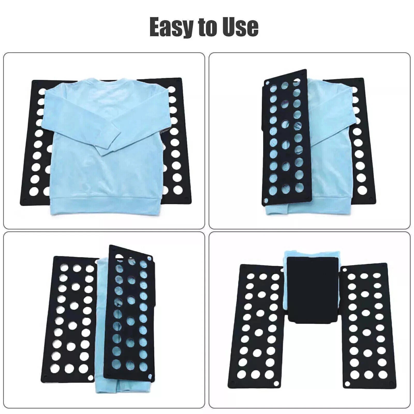 Adjustable T Shirt Clothes Fast Folder Folding Board Laundry Organizer for Child
