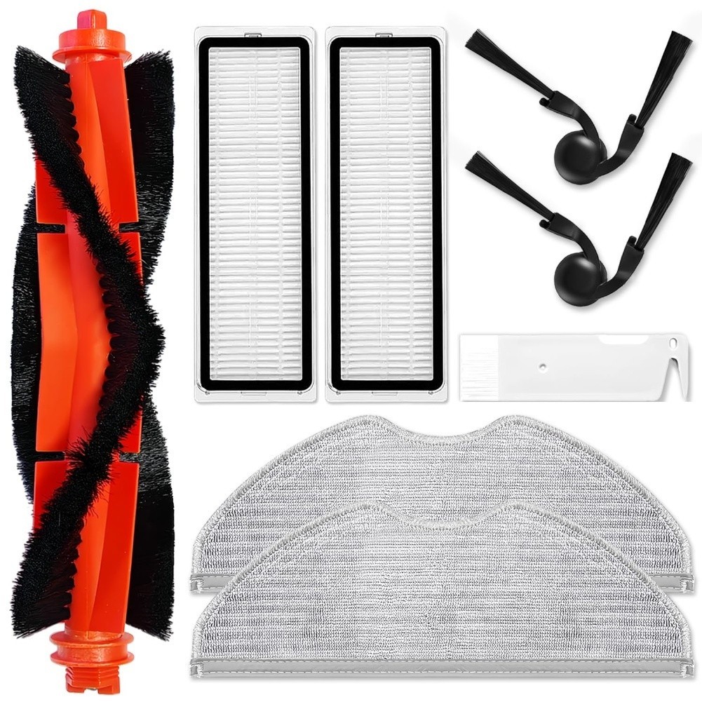 Main Brush Side Brush Filter and Mop Cloth for Xiaomi Robot Vacuum S40C E101