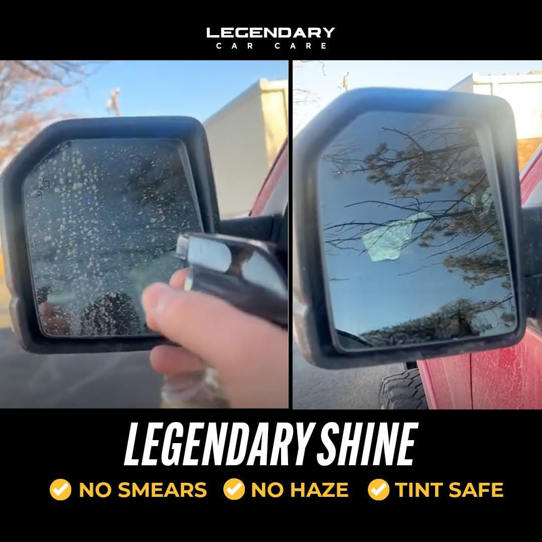 Legendary Glass Cleaner 16Oz – Auto Window Cleaner Spray for Car Windows & Winds