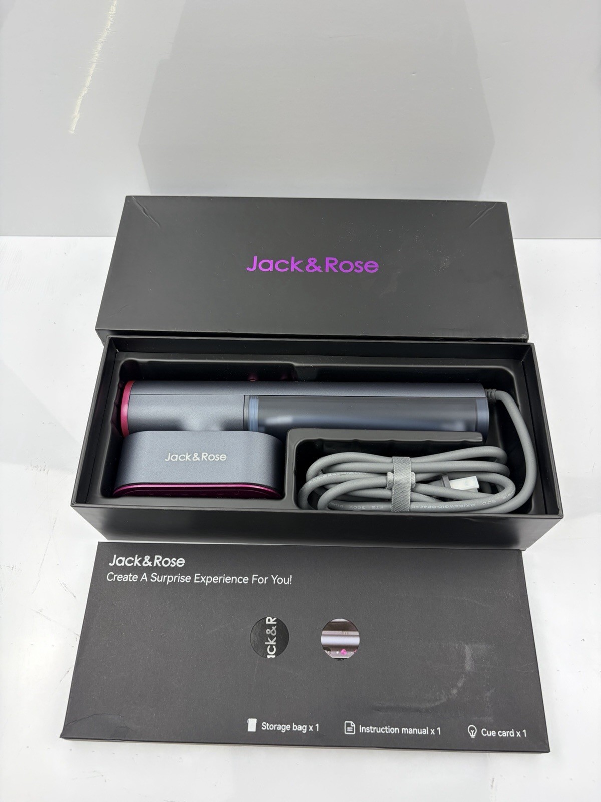 Jack ＆ Rose Travel Steamer for Clothes,100-220V Portable Iron,15s Heat Up,Stea 2
