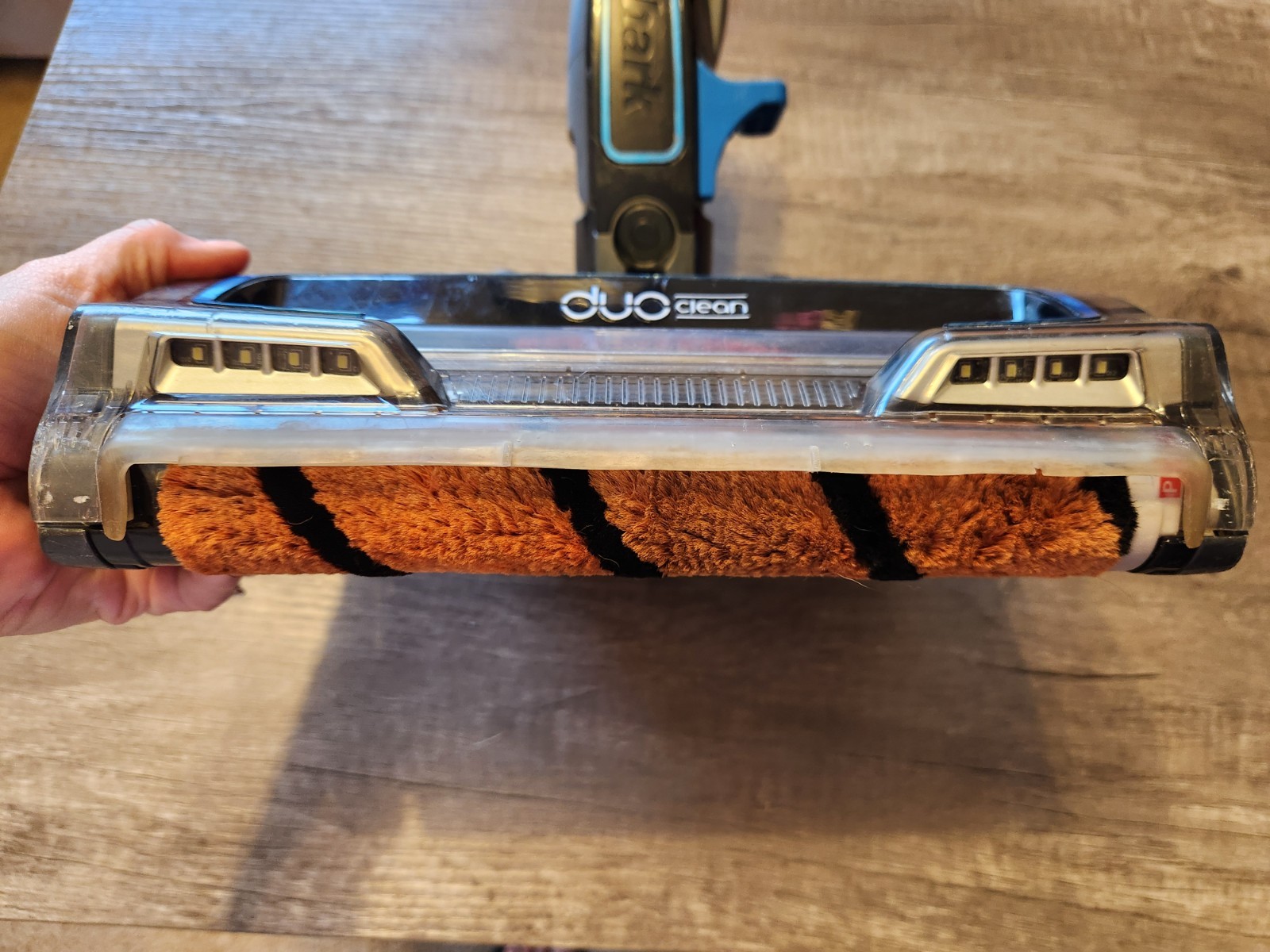 Shark Ion DuoClean Power Brush Head Carpet Hardwood UF280 Multiflex Blue Works
