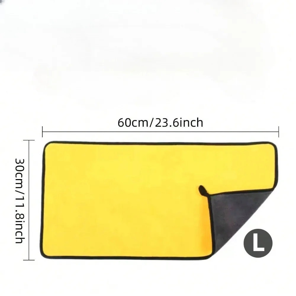 1/2/3/6/10pcs 30X60cm Microfiber Car Cleaning Towels Soft Quick Drying for Windo