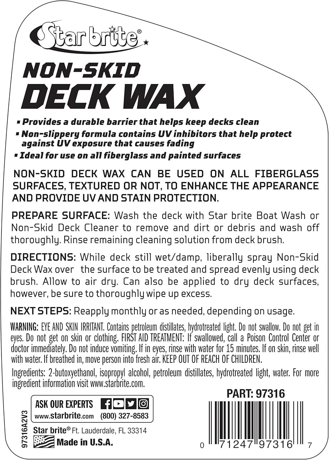 Non-Skid Deck Wax Spray – Essential for Non-Slip, Stain & UV Damage Protectio…