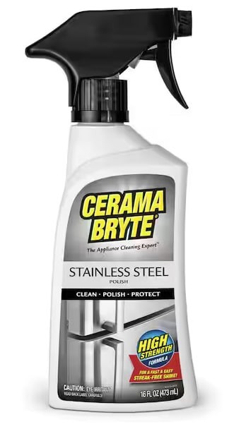 Cerama Bryte 16 oz. Stainless Steel Cleaning Polish and Conditioner