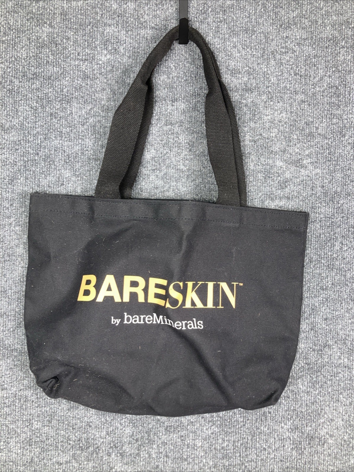Bareskin by Bareminerals Black 11″ x 16″ x 3 1/2″ Shoulder Tote Storage Bag EUC