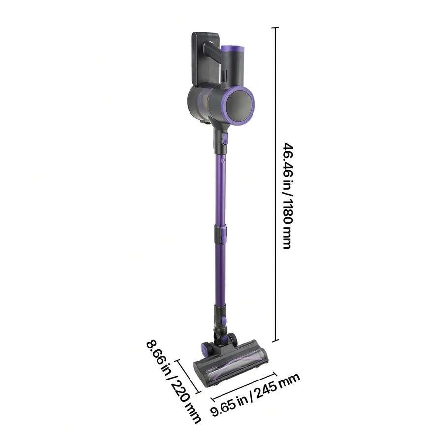 Cordless Stick Vacuum Cleaner 25KPA Suction 35min Runtime For Pet Hair