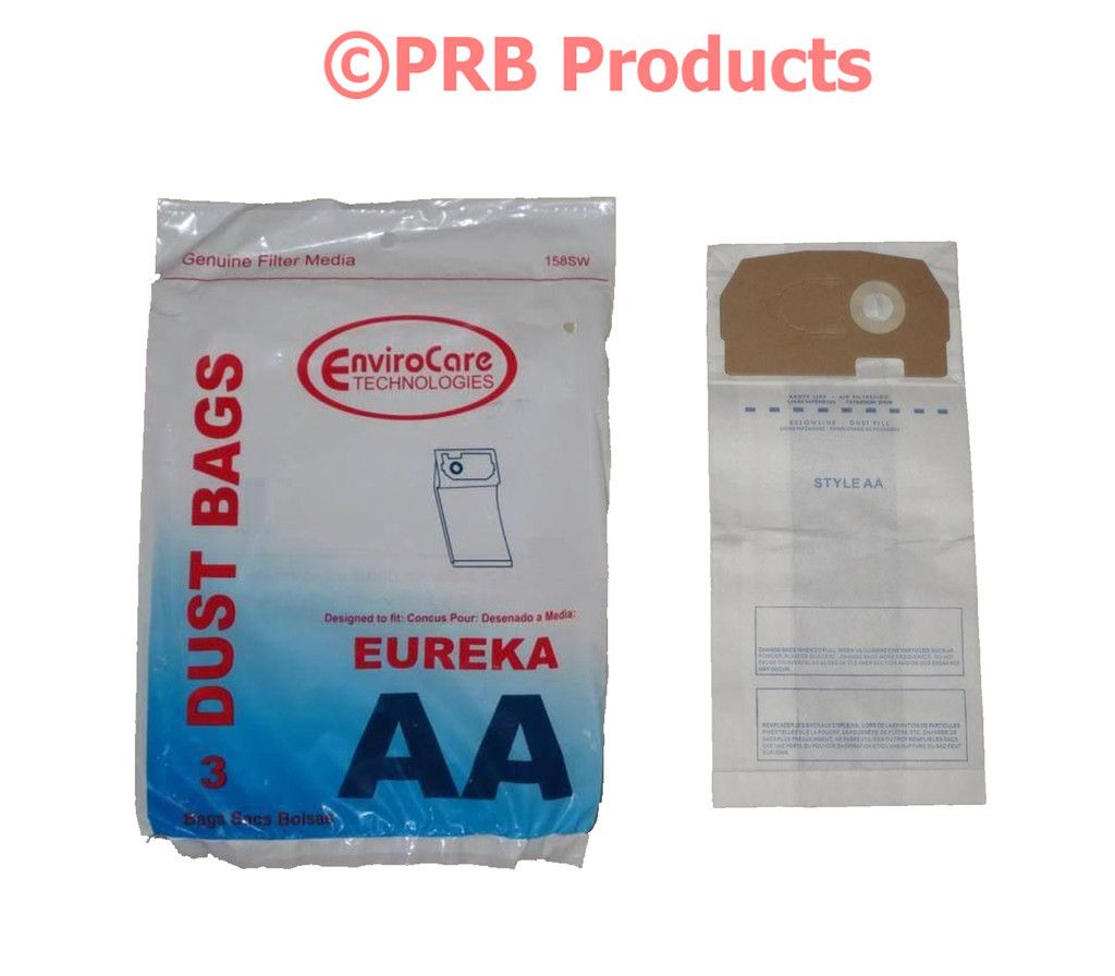 Eureka Sanitaire Type AA 58623 67702 Vacuum Cleaner Bag Powerline 58236 1-Ply