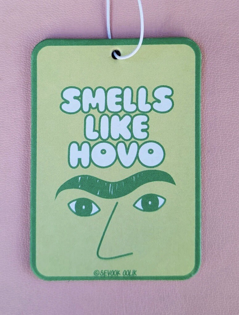 Armenian Humor / POP Art Style Sketch Art/ Automotive, Room,closet Air Freshener