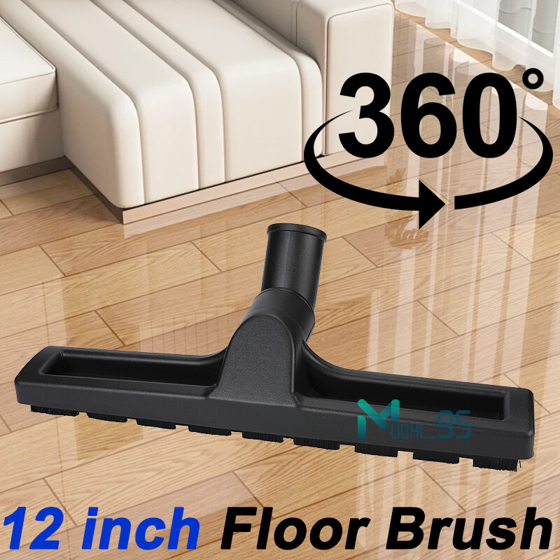 Hard Wood Tile Floor Brush Tool Attachment for Universal Vacuum Cleaner 12″ Wide