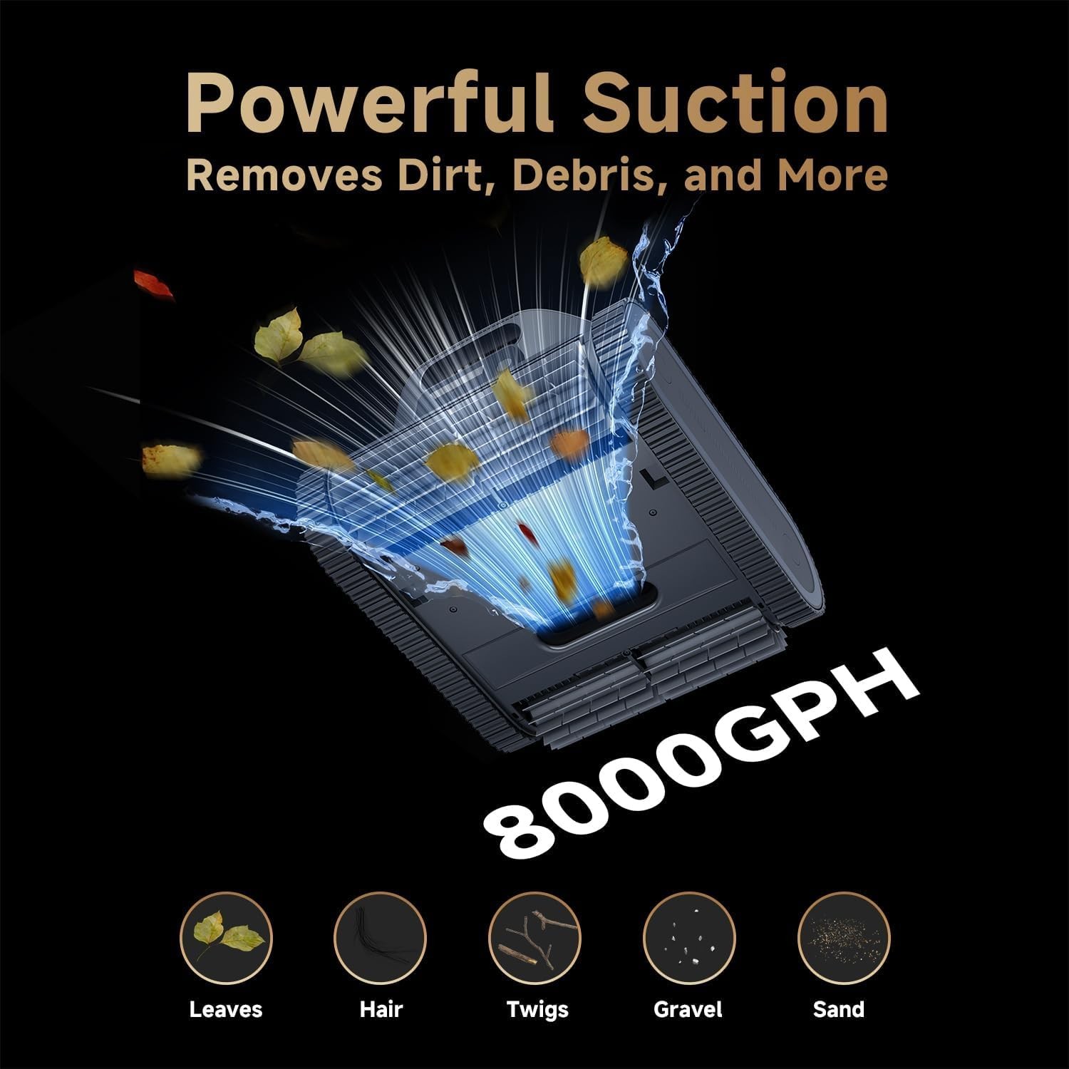 DREAME Z1 Cordless Robotic Pool Cleaner 8000 GPH Suction｜Certified Refurbished