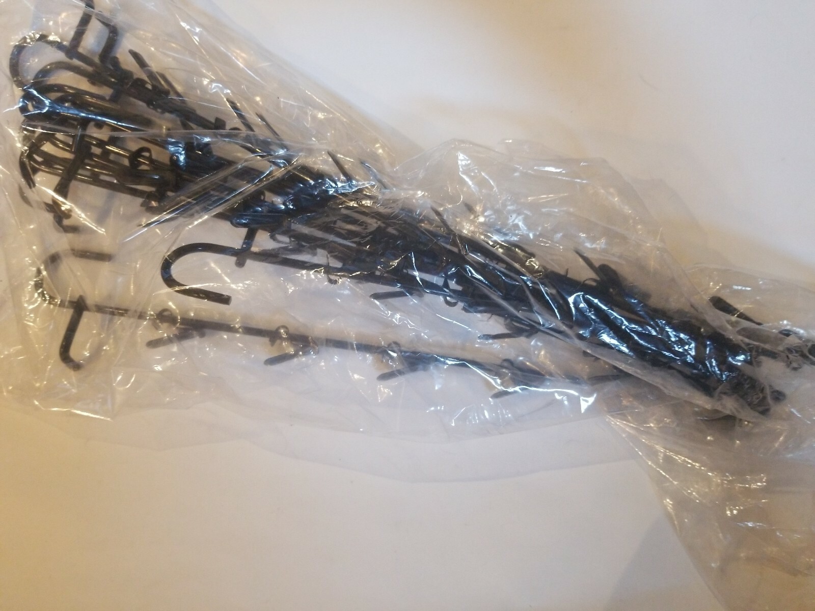 Ace 5 in. H x 5 in. W x 3 in. L Black Accessory Clip Strip Metal, lot of 10