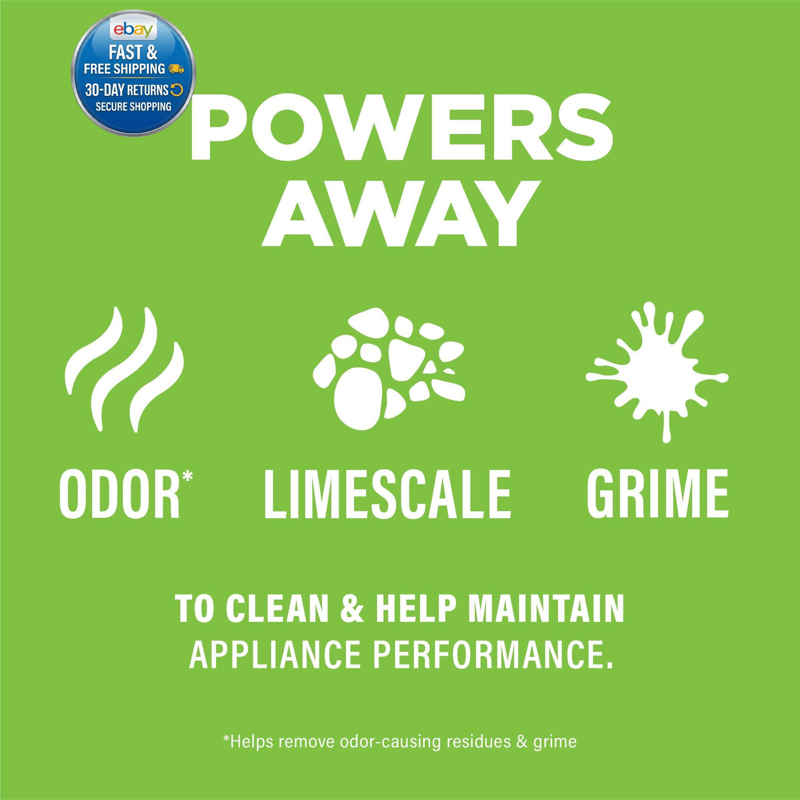Dishwasher Cleaner, Helps Power Away Odor 6 Count (Pack of 1), Other